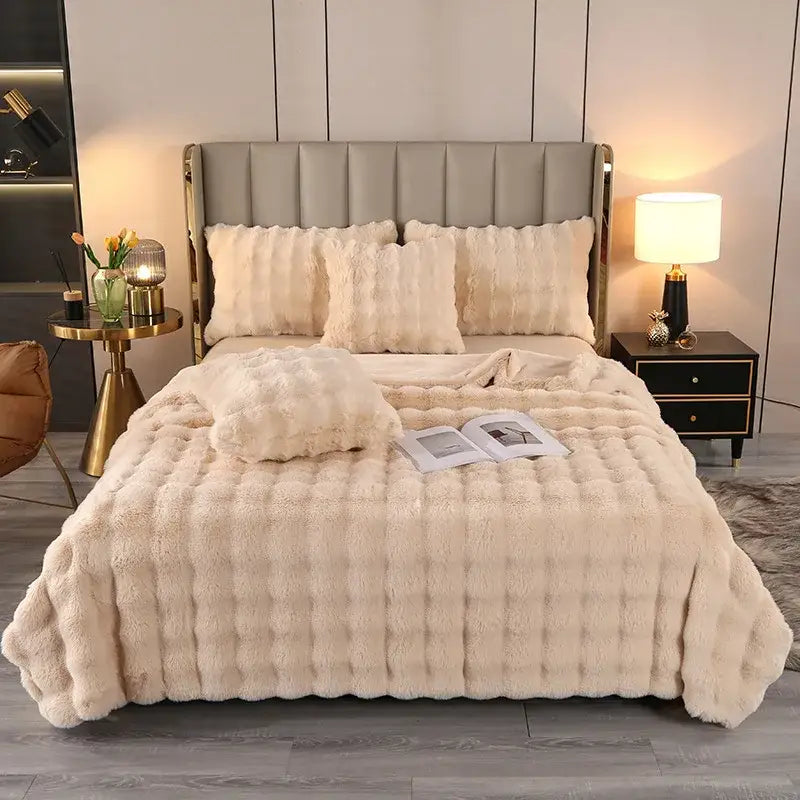 Blue Velvet Throw Blanket
