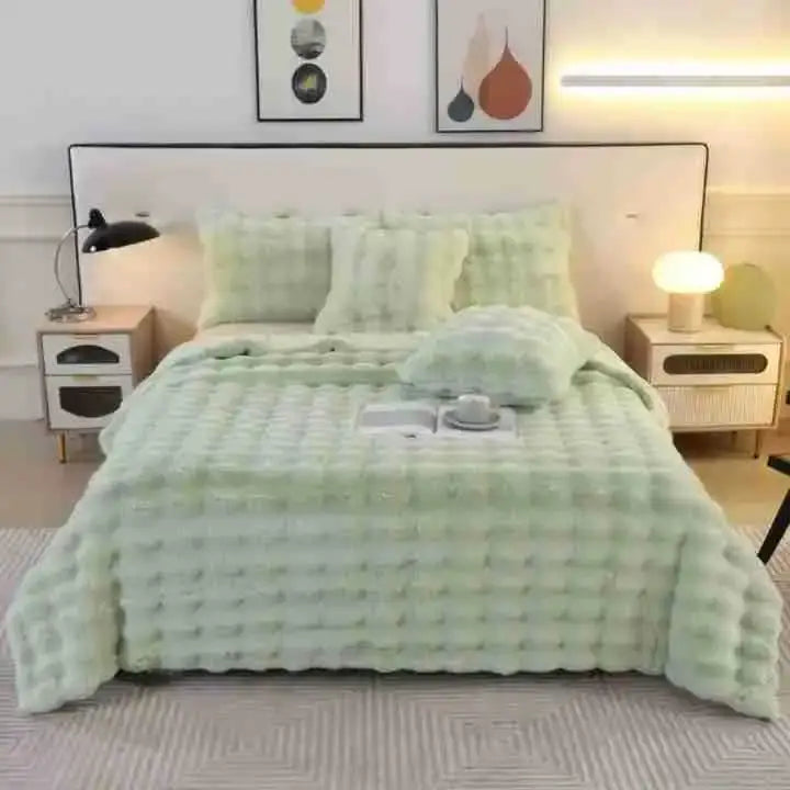Blue Velvet Throw Blanket