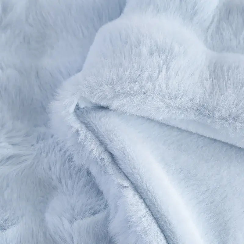 Blue Velvet Throw Blanket