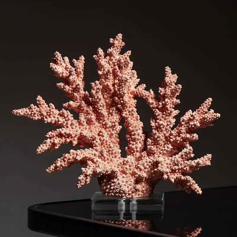Blue Coral Sculpture Decor