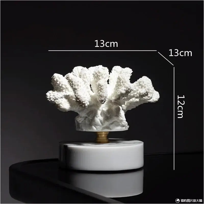 Blue Coral Sculpture Decor