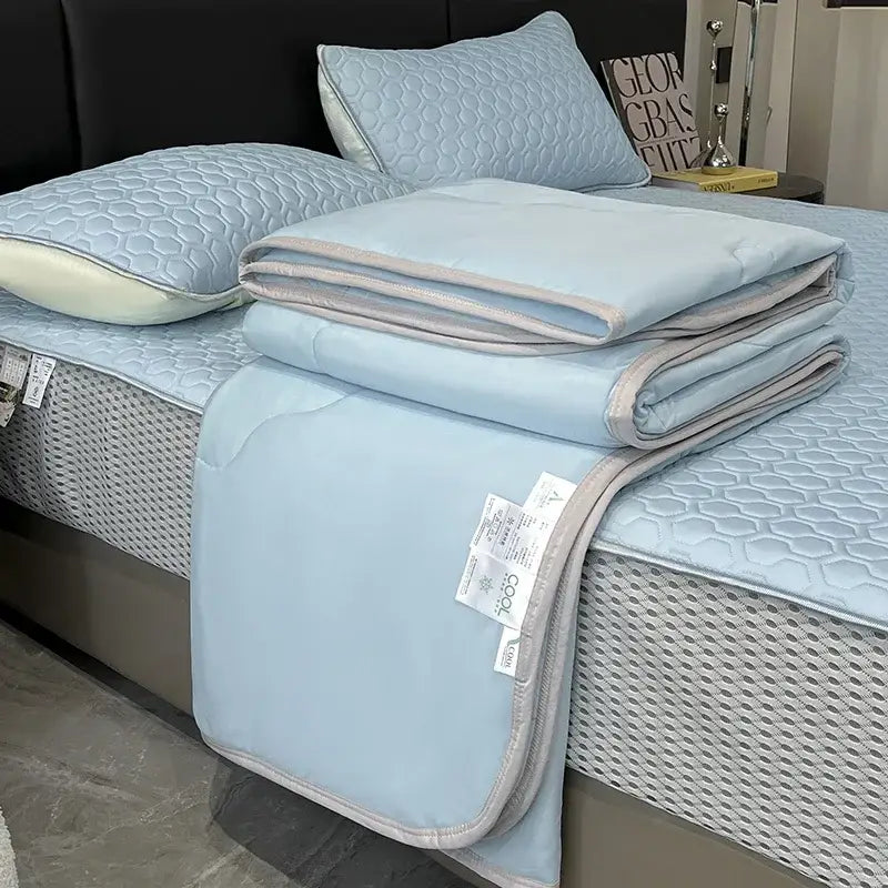 Ice Silk Quilt Set