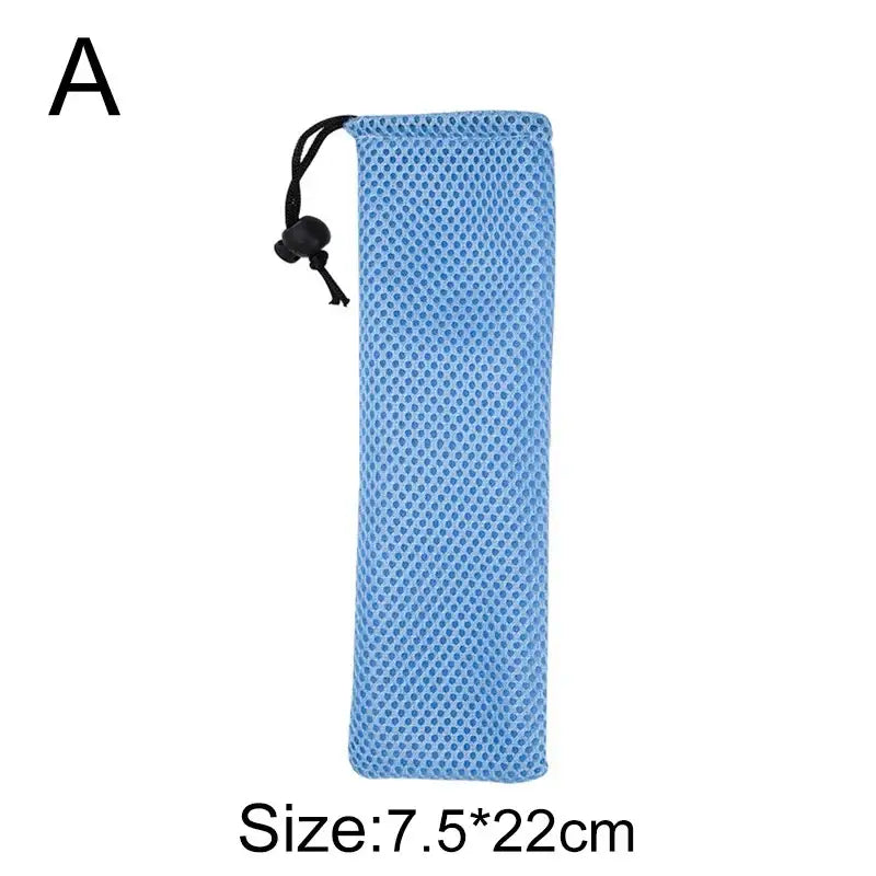 Blue Mesh Cutlery Case