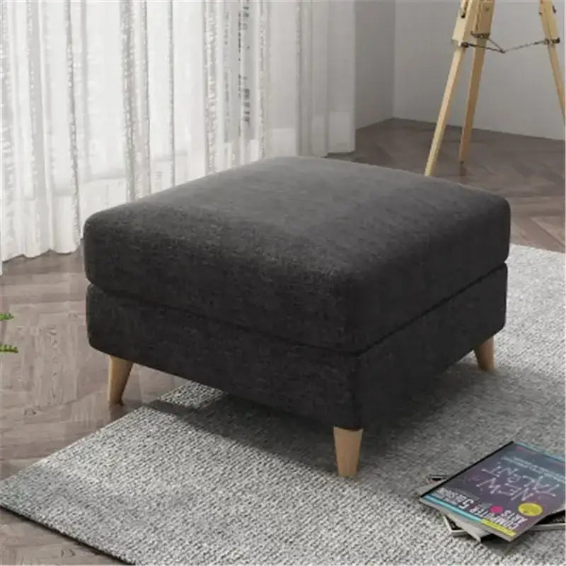 Gray Jacquard Stool Cover
