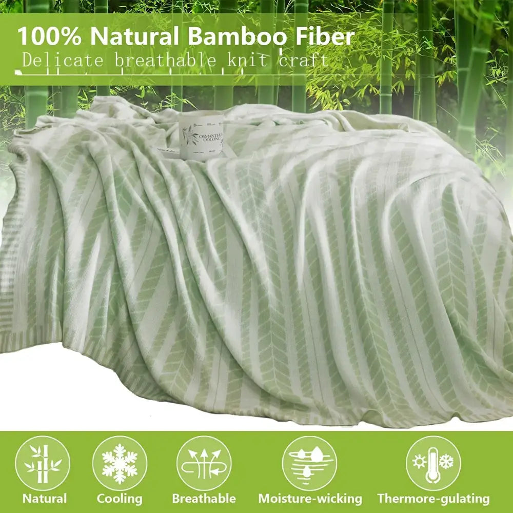 Mint Bamboo Cooling Blanket