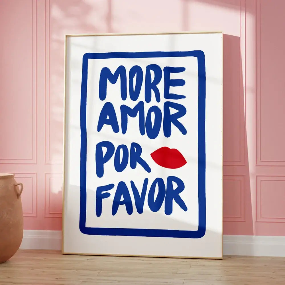 Pink Orange Quote Poster