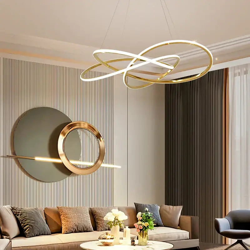 Gold Leaf Pendant Lamp