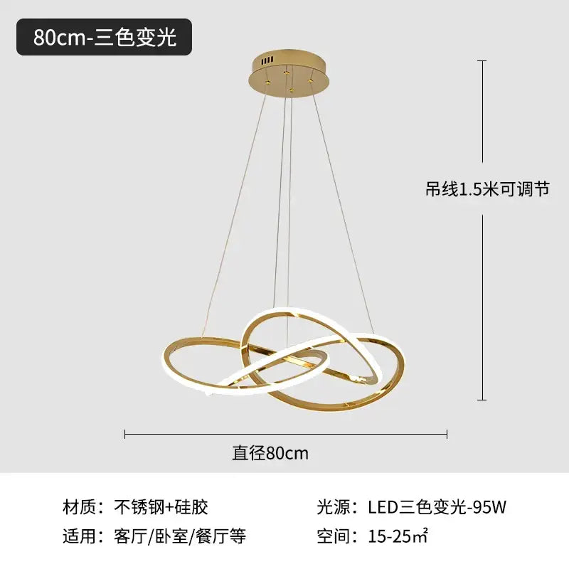 Gold Leaf Pendant Lamp