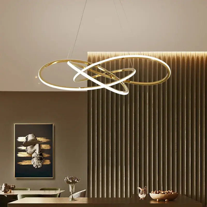 Gold Leaf Pendant Lamp