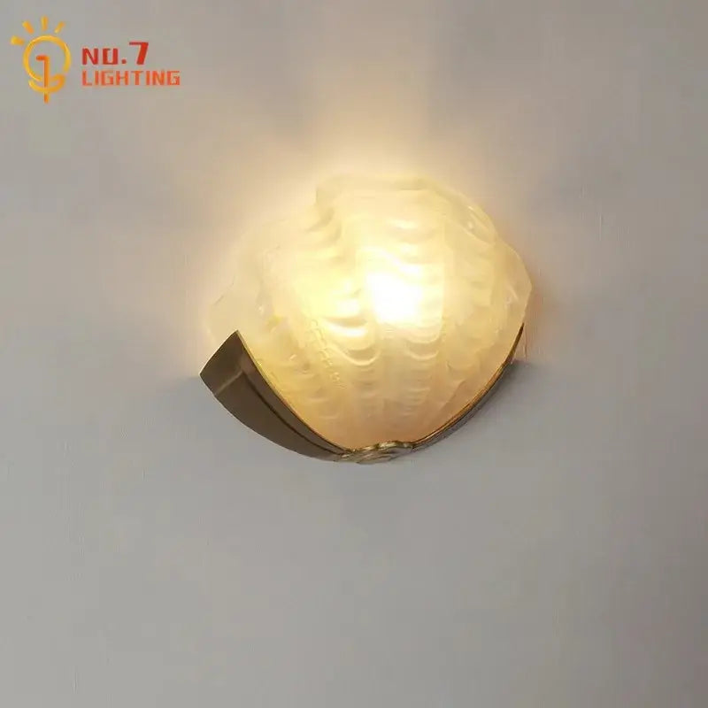 Brass Shell Wall Lamp
