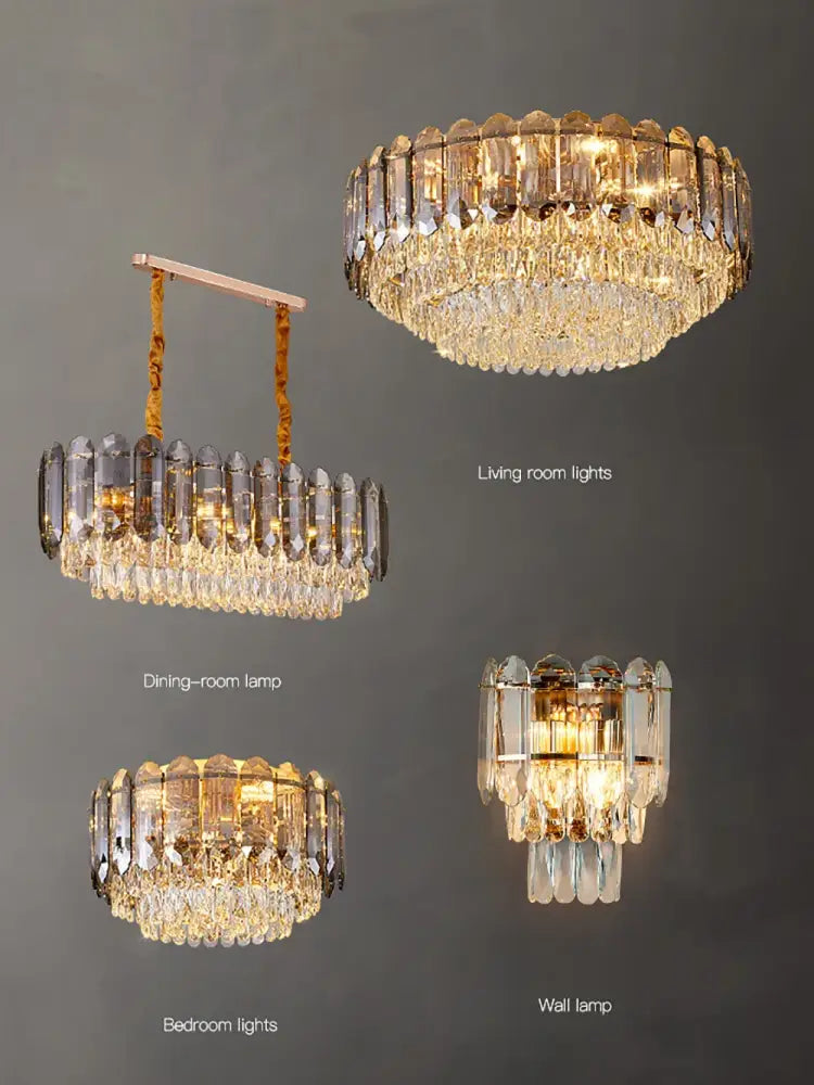 Gold LED 120cm Wall Lamp