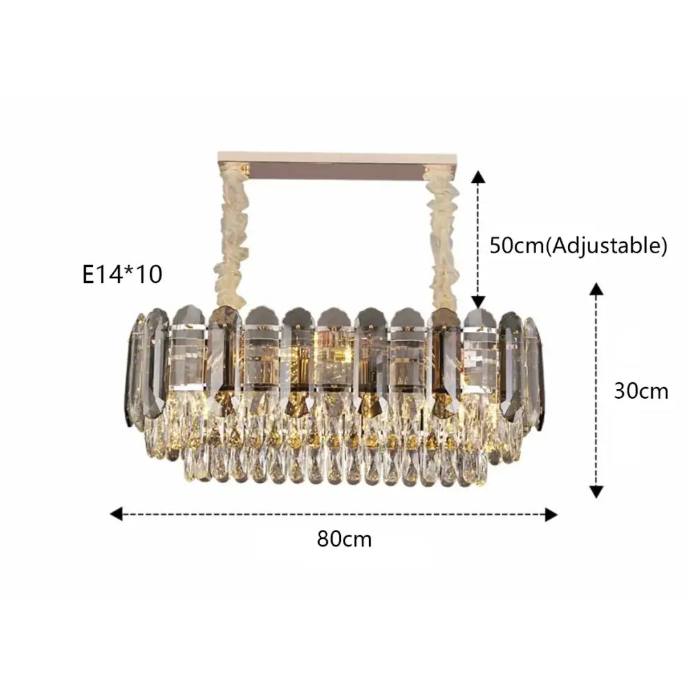 Gold LED 120cm Wall Lamp