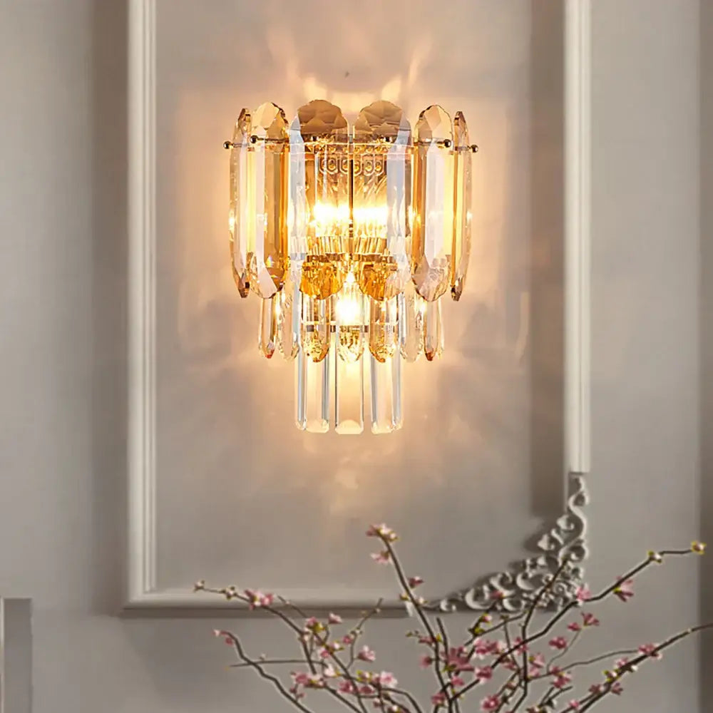 Gold LED 120cm Wall Lamp