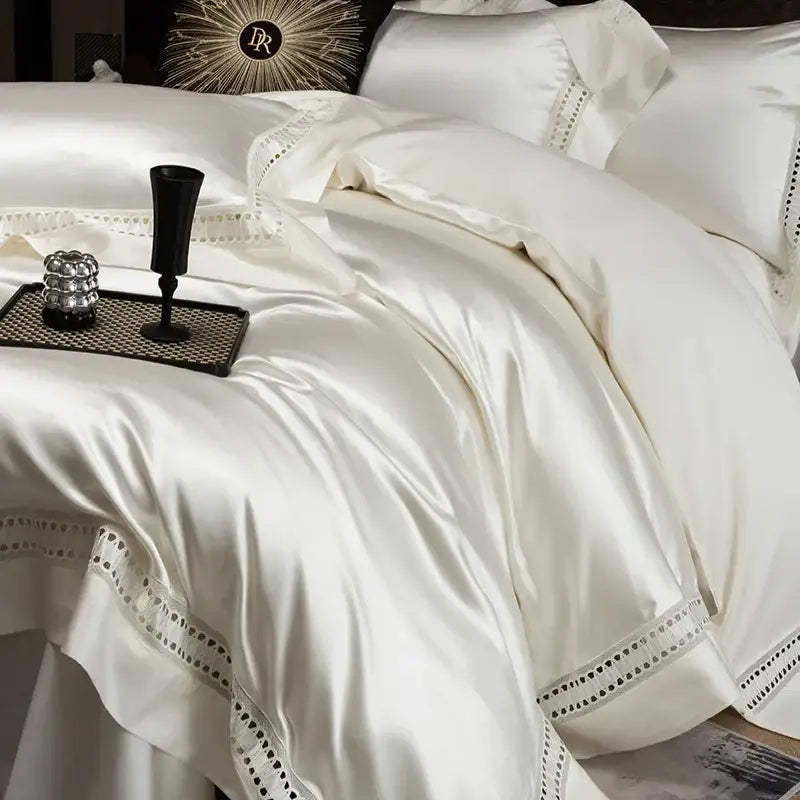Egyptian Cotton Lace Bedding