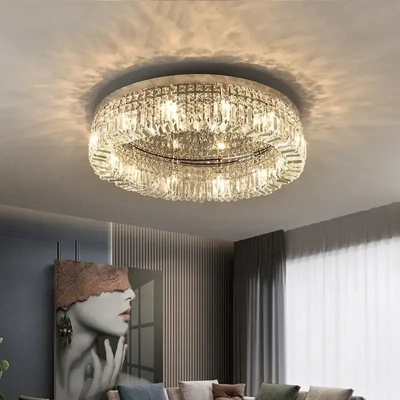 Gold LED Ring Ceiling Light