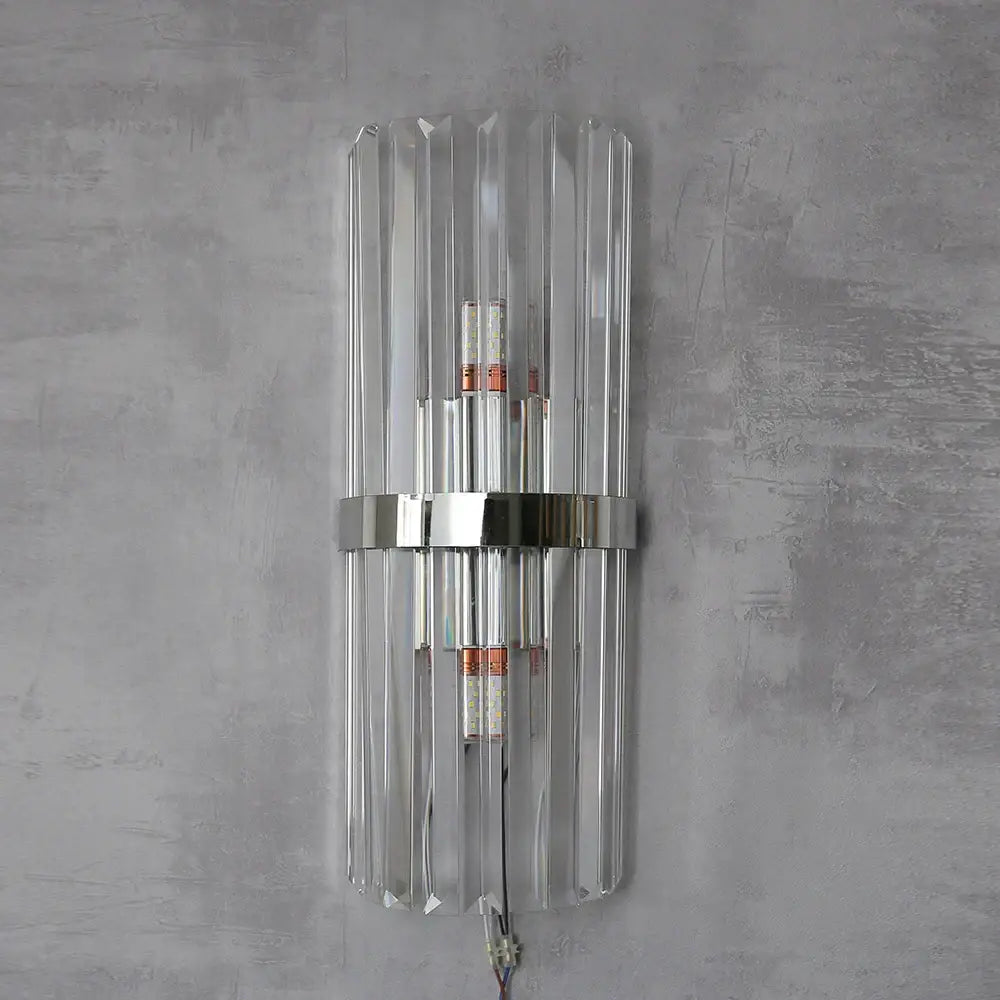 Golden Vertical Rods Wall Lamp
