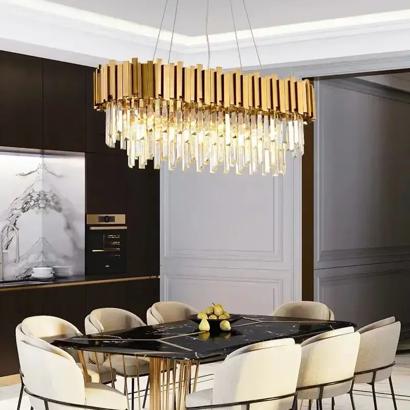 Gold Crystal Artistic Chandelier