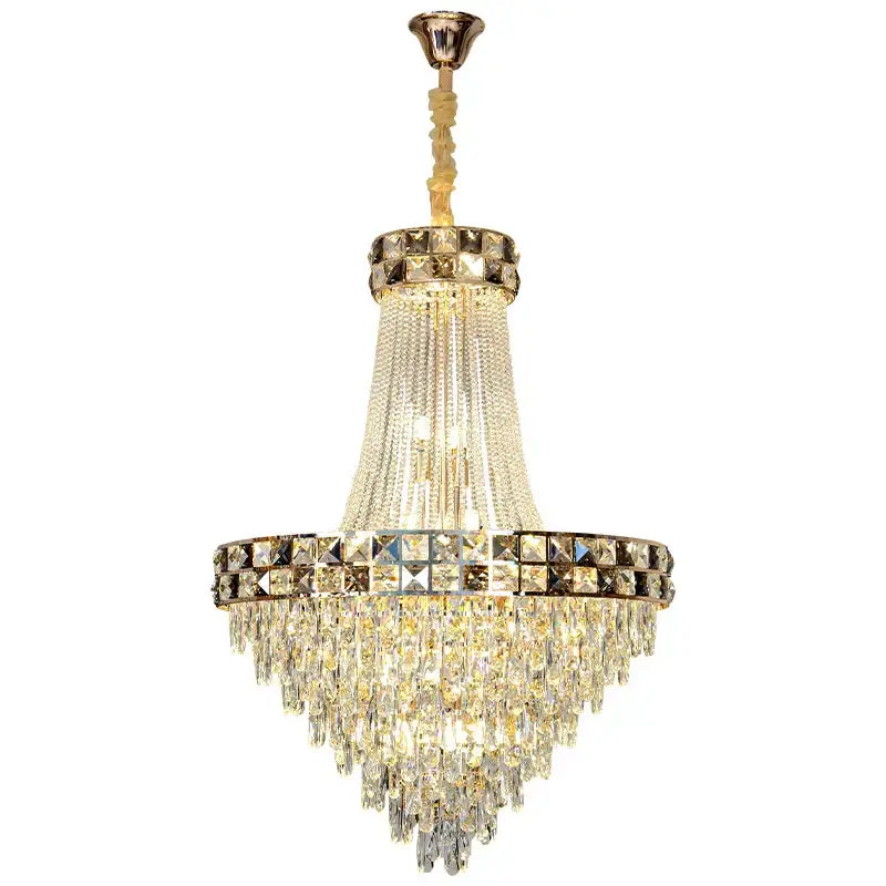 Gold Crystal Chandelier Up To 180cm Tall