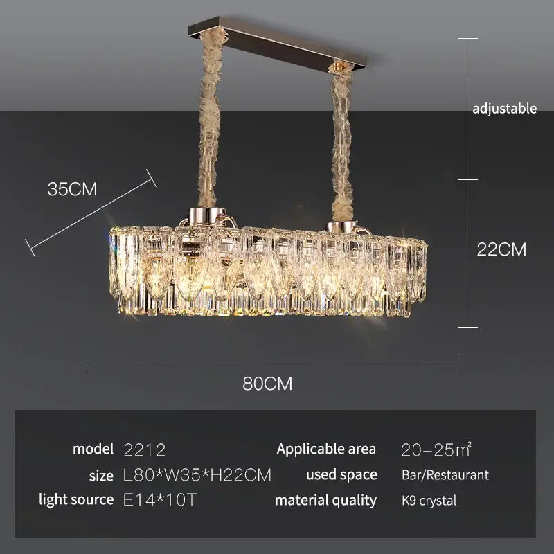 Gold Crystal Ring 35cm Chandelier