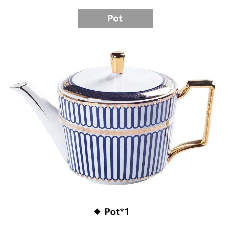 Red Gold Porcelain Coffee Set