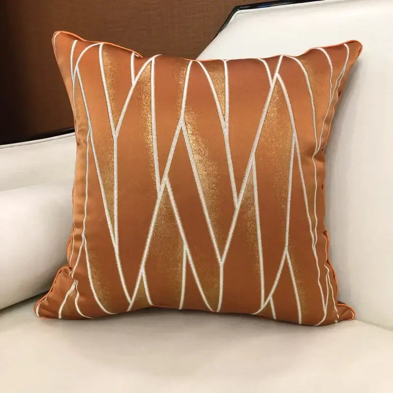 Silver Quilted Cushion Cover