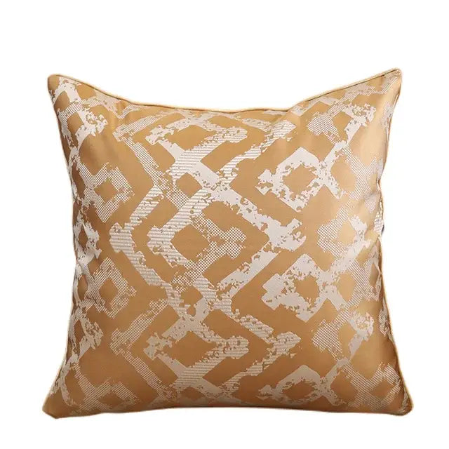 Silver Quilted Cushion Cover