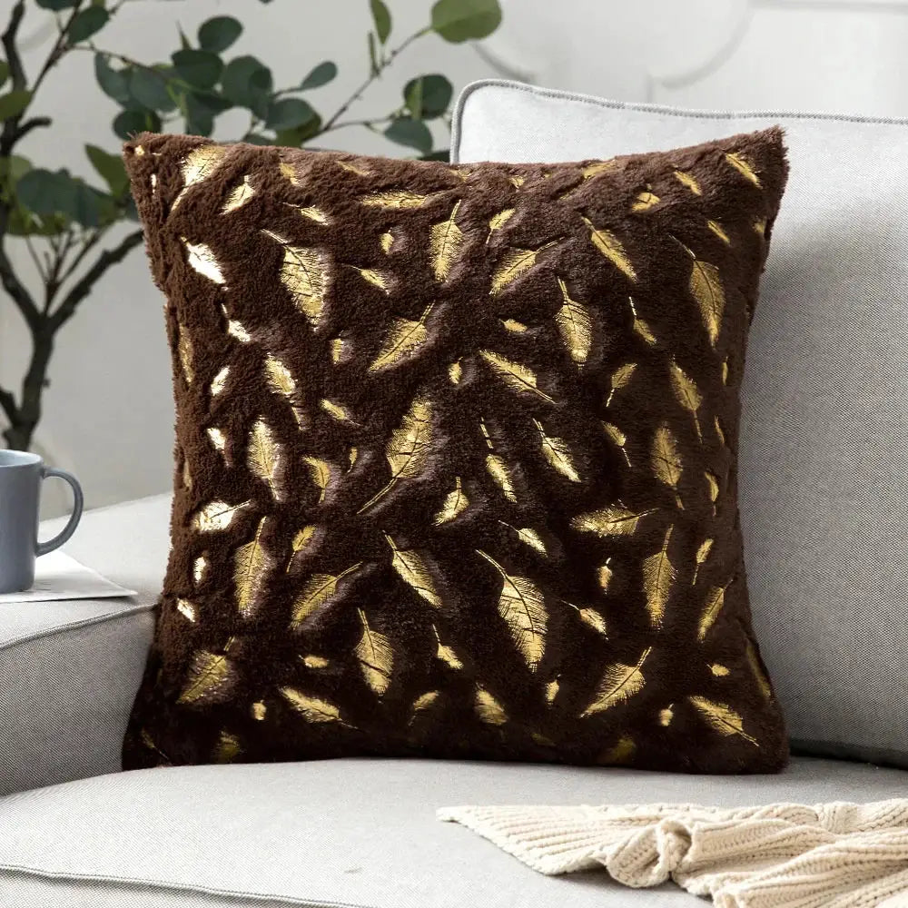 White Fur Cushion Cover
