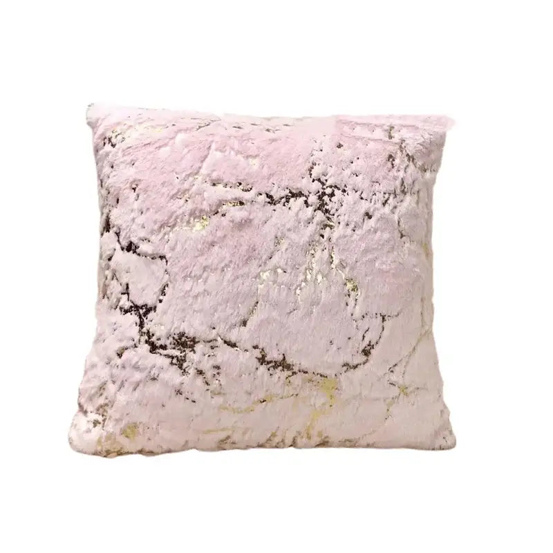 White Fur Cushion Cover