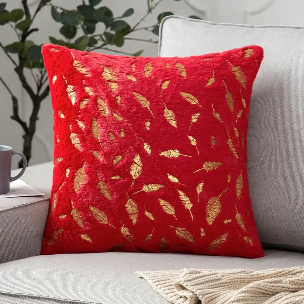 White Fur Cushion Cover