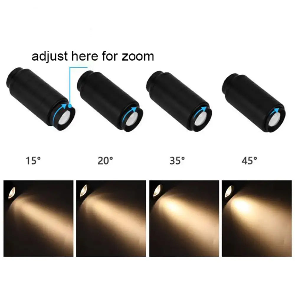 Black Adjustable Track Light 18W for Stores