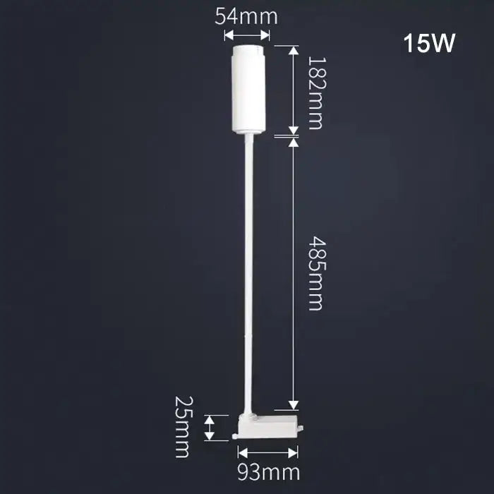 Black Adjustable Track Light 18W for Stores