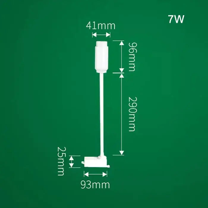 Black Adjustable Track Light 18W for Stores