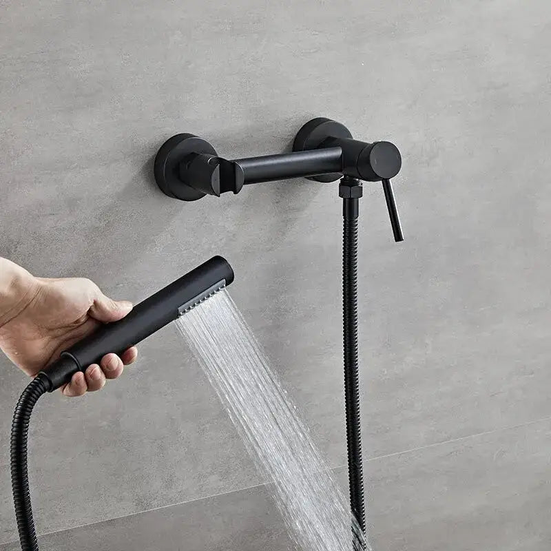 Black Bidet Faucet Set