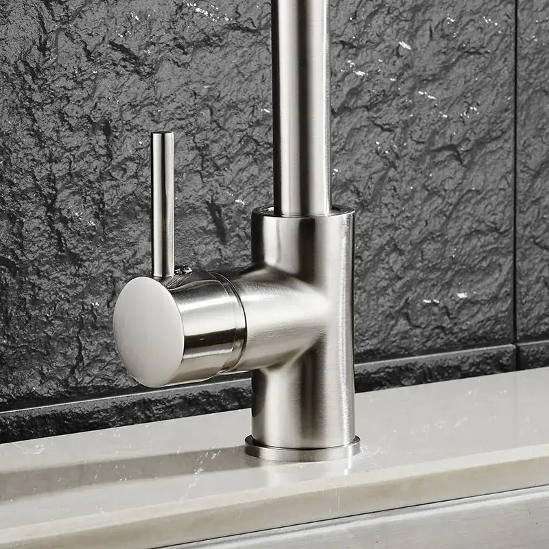 Black Brass Swivel Faucet