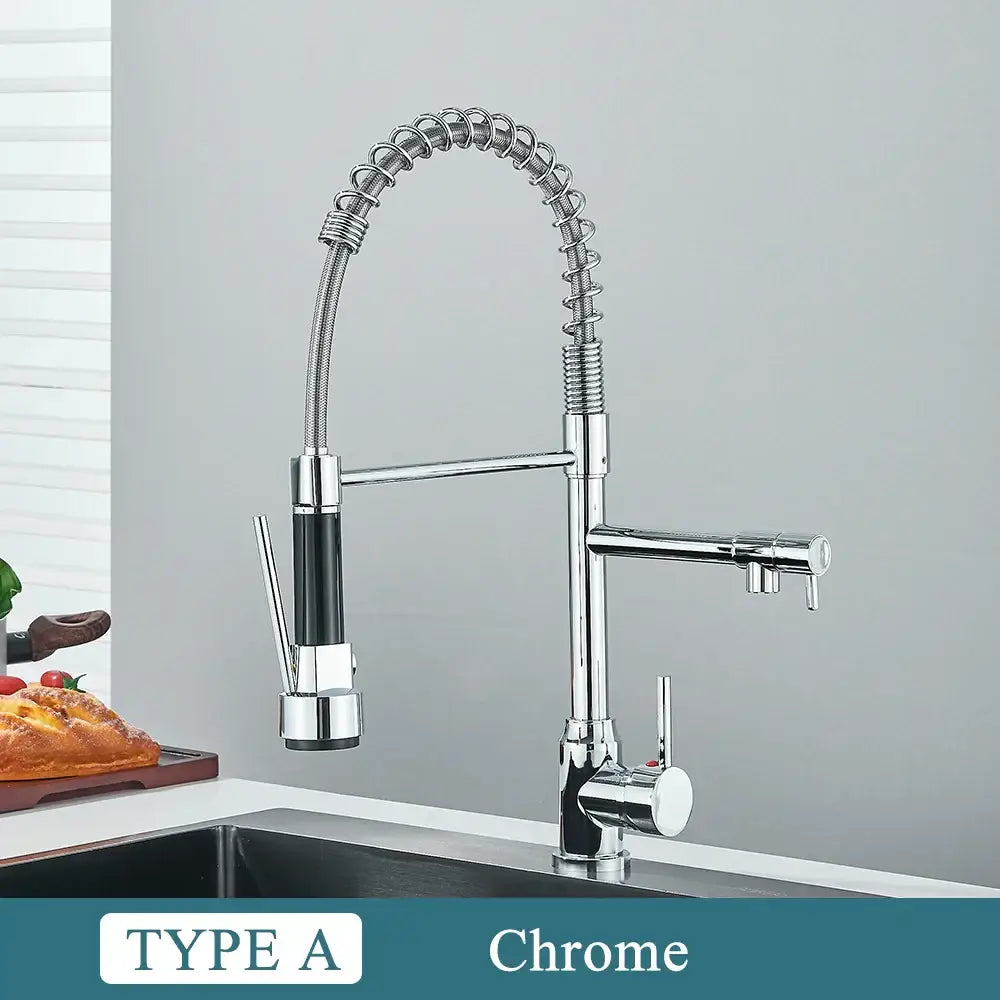 Black Brass Sprayer Faucet