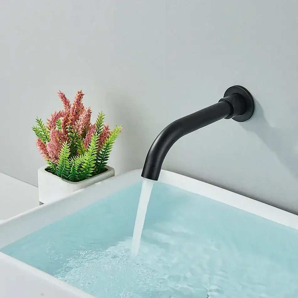 Black Bathtub Faucet Set