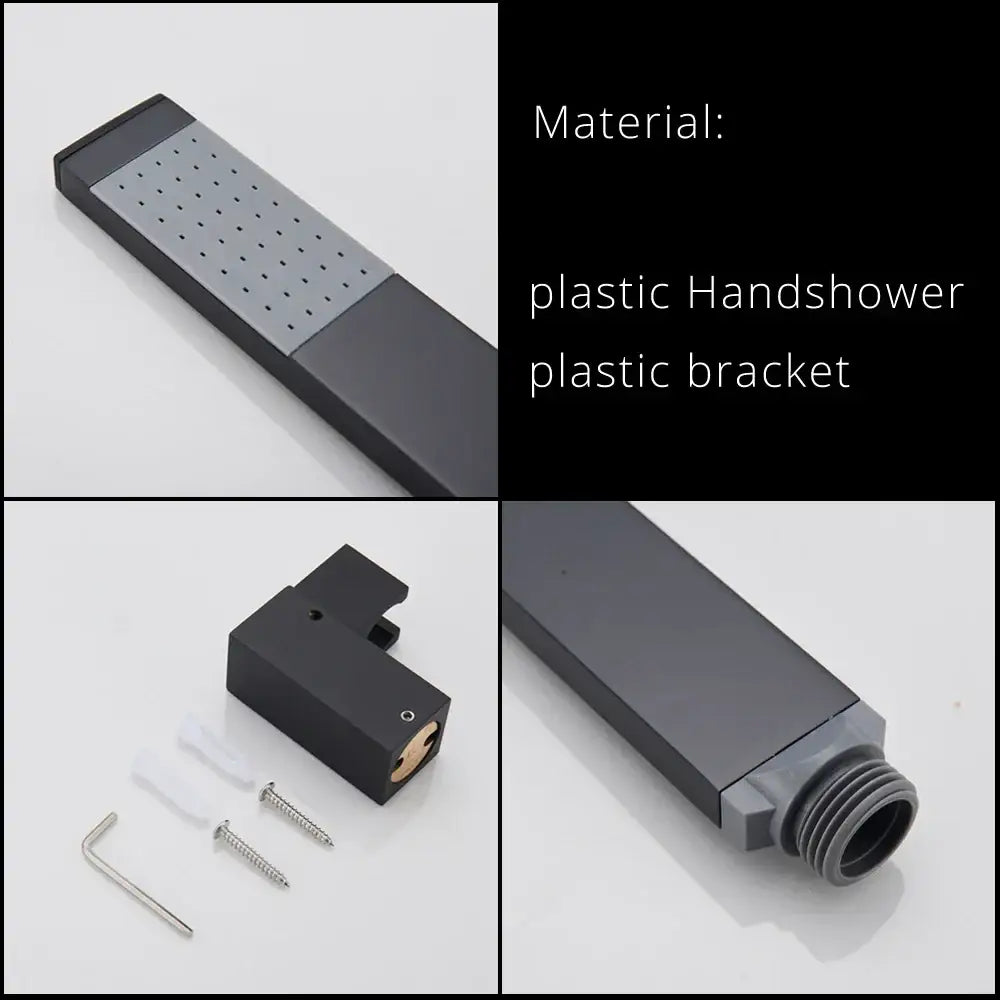 Black Waterfall Mixer Tap