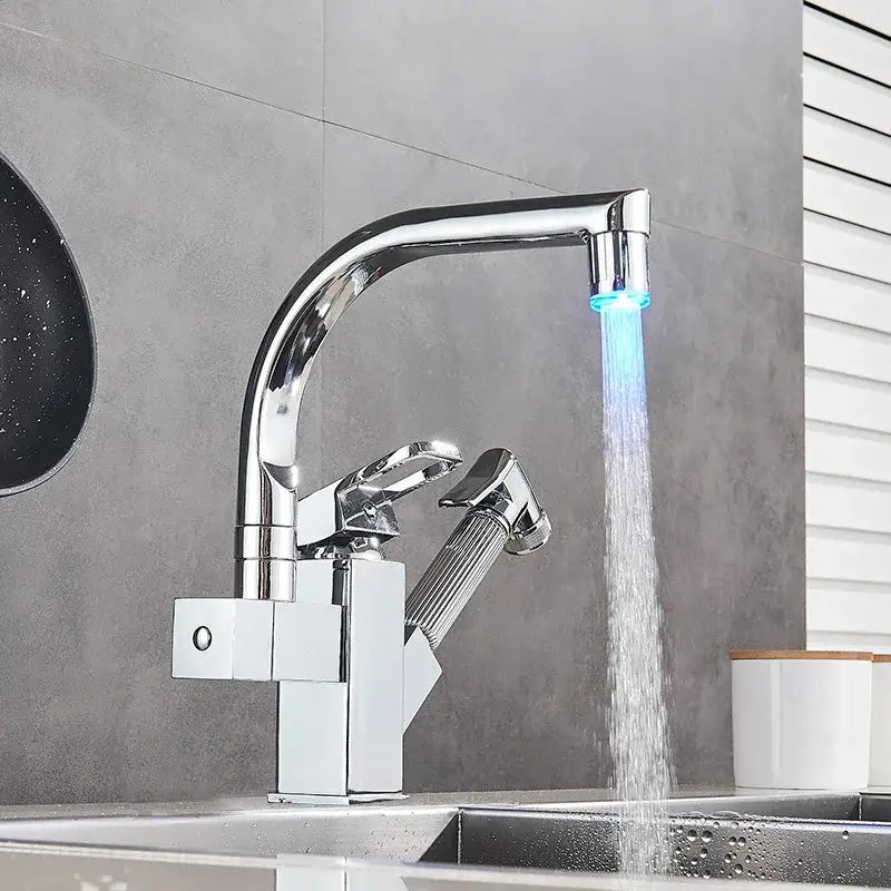 Matte Black Dual Faucet