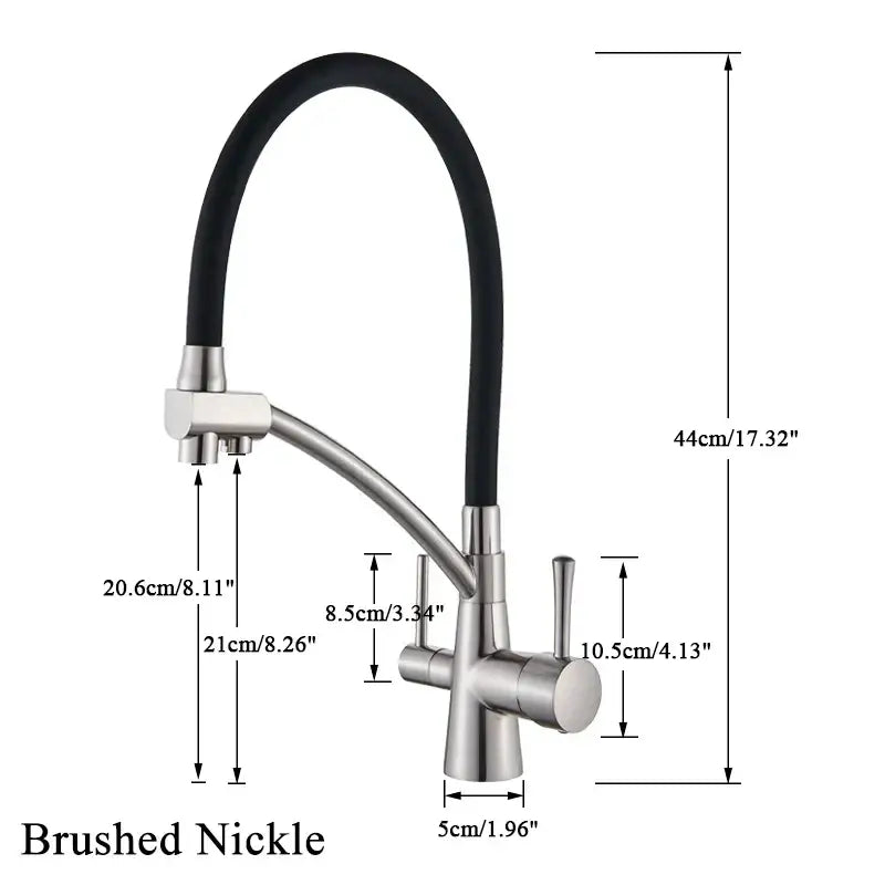 Black Purification Kitchen Faucet