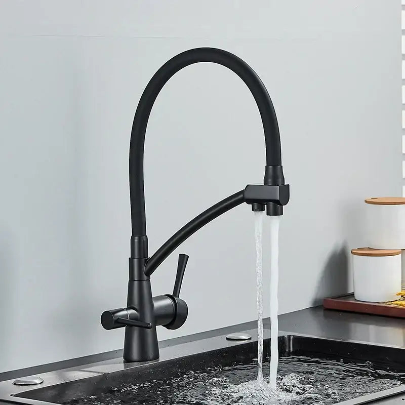 Black Purification Kitchen Faucet