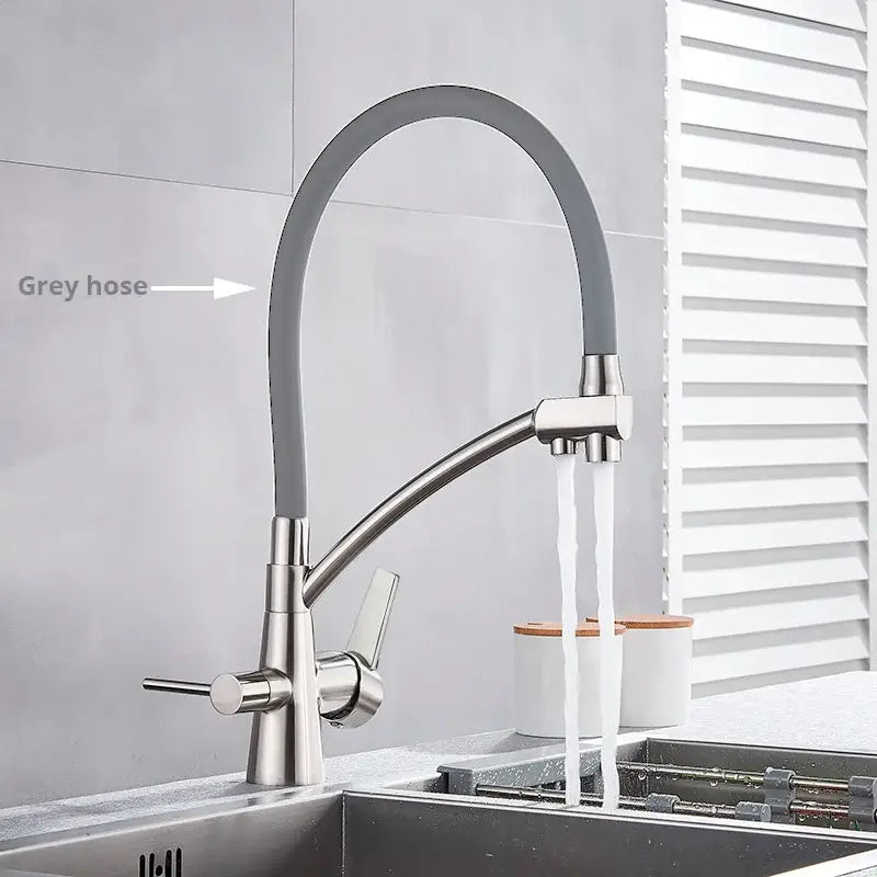 Black Purification Kitchen Faucet