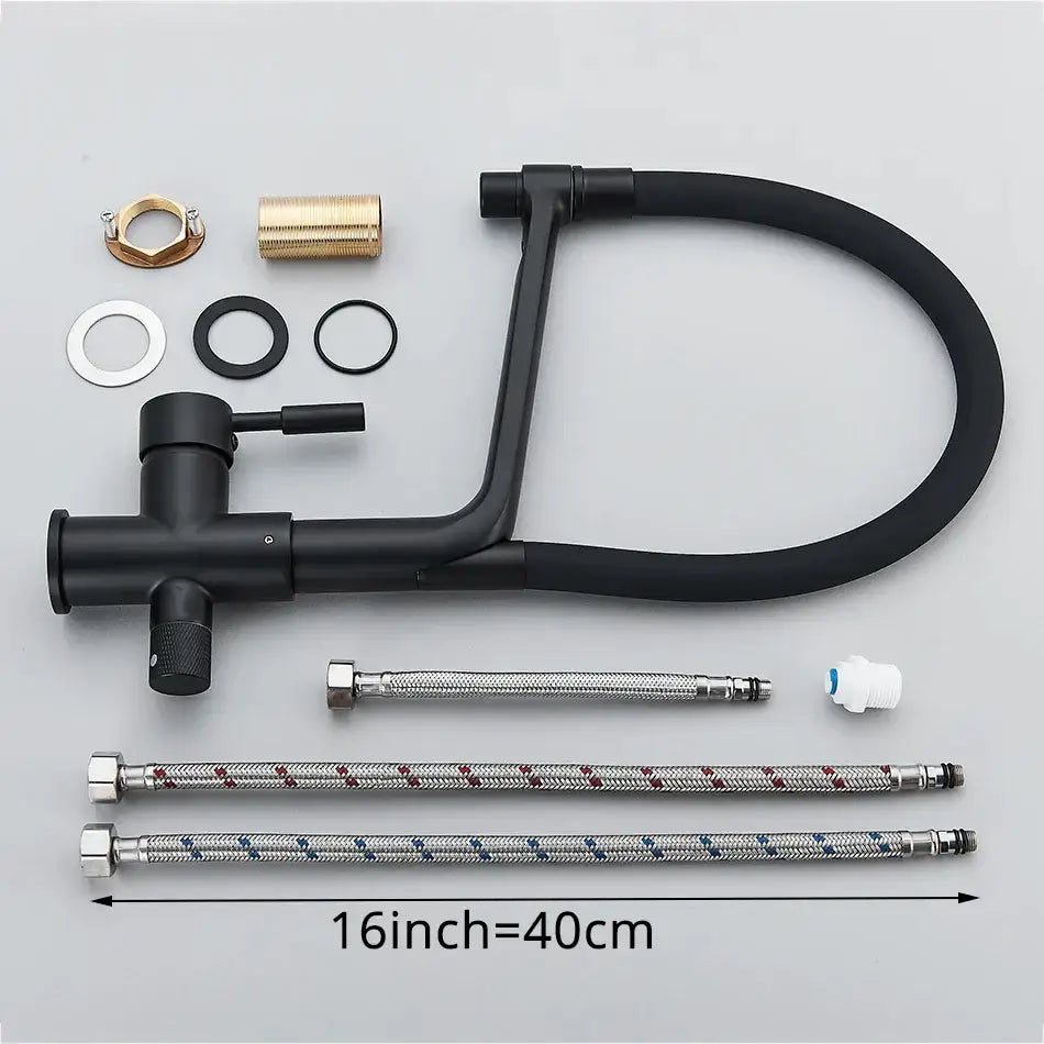 Black 360° Filter Faucet