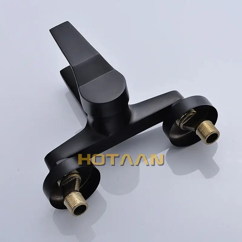 Black Wall Shower Faucet