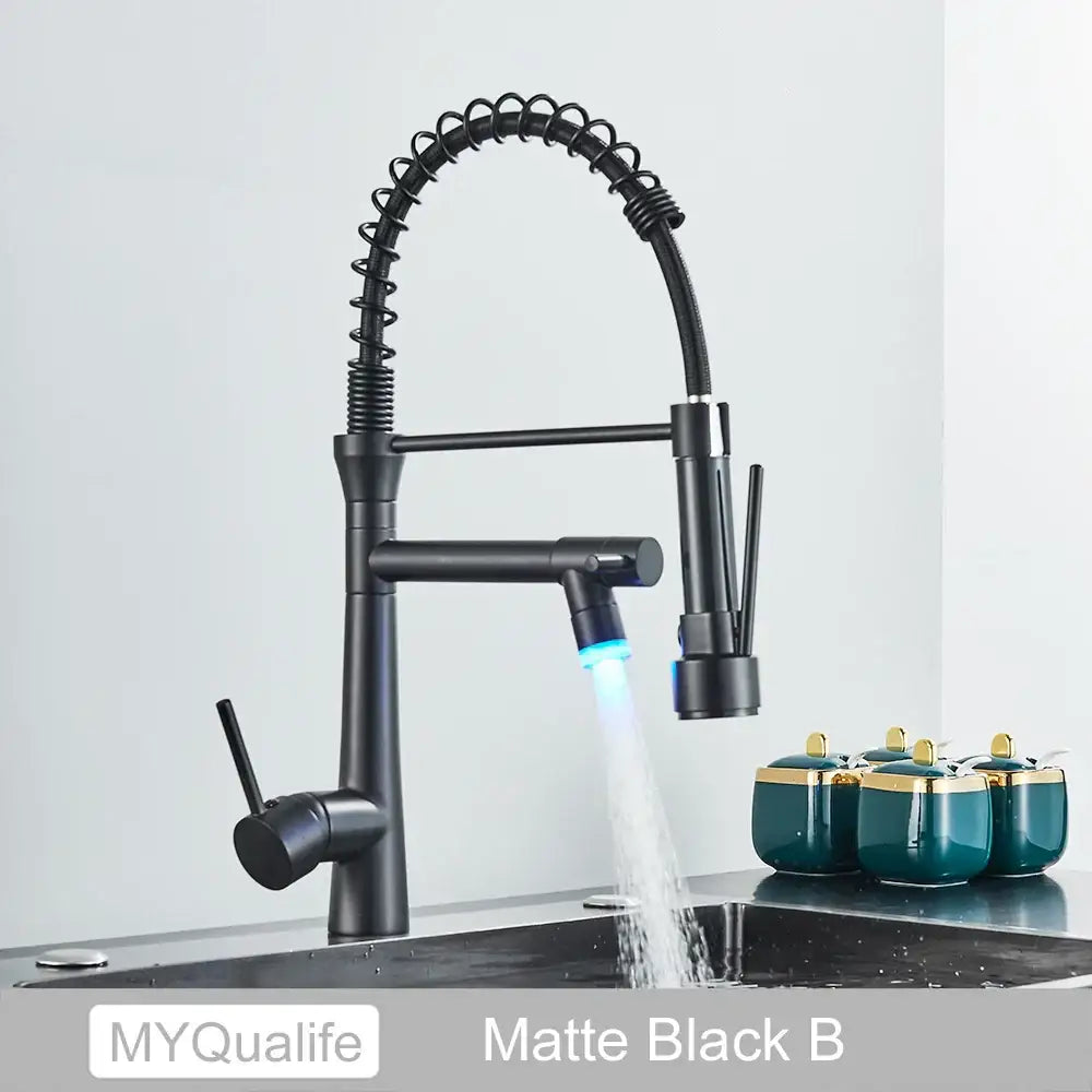 Black LED Dual Faucet