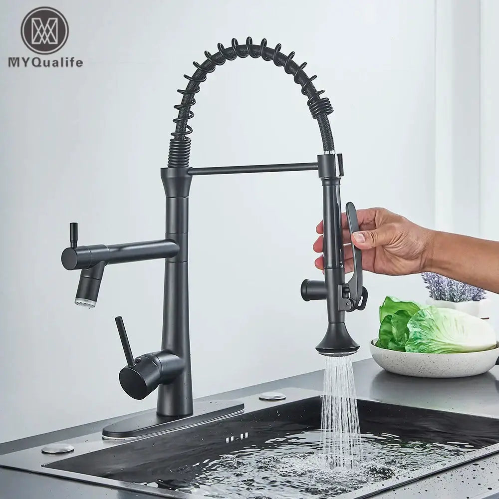 Black LED Dual Faucet