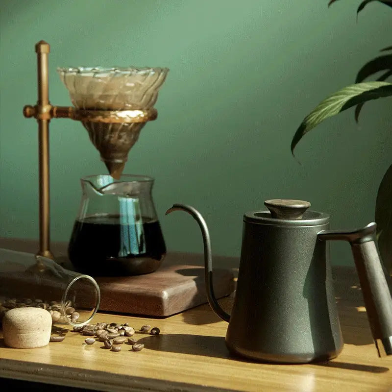 Black Gooseneck Pour Kettle