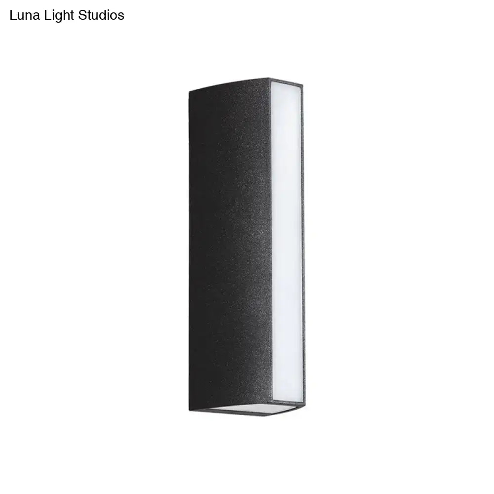 Matte Black Outdoor Wall Sconce