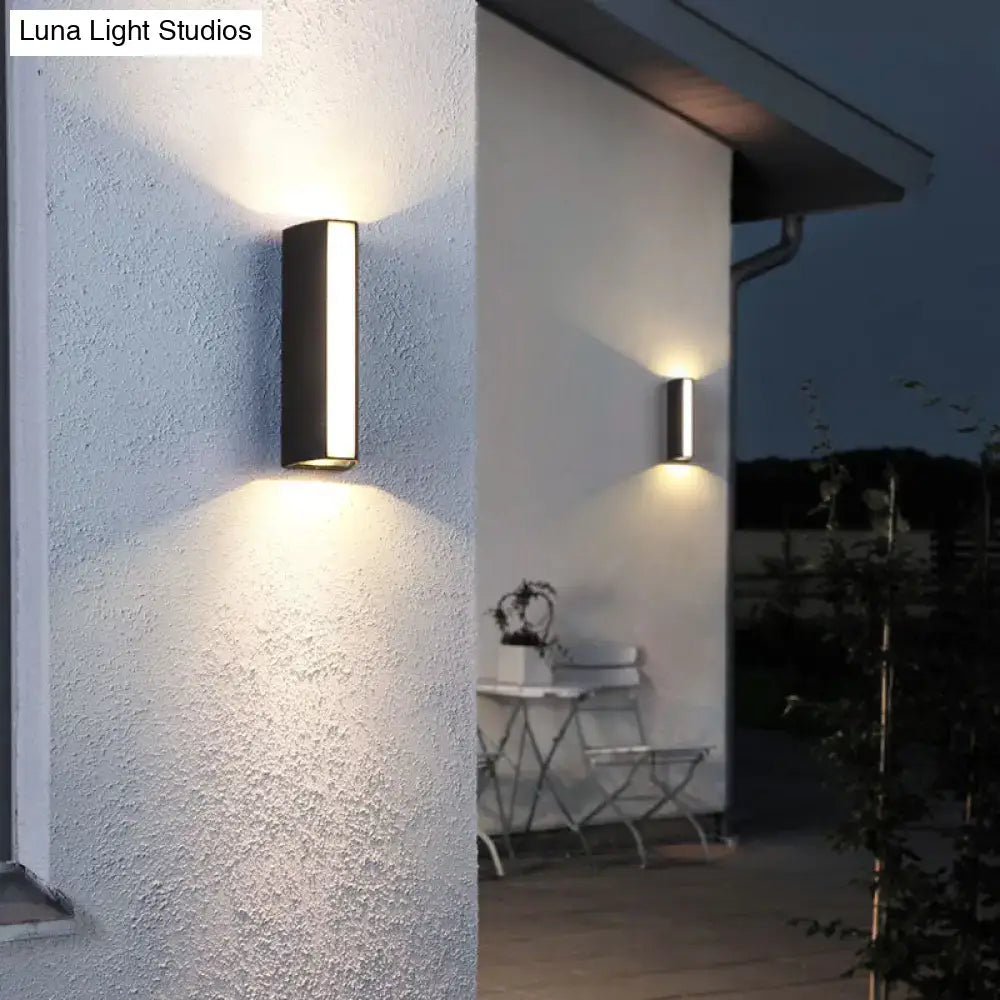 Matte Black Outdoor Wall Sconce
