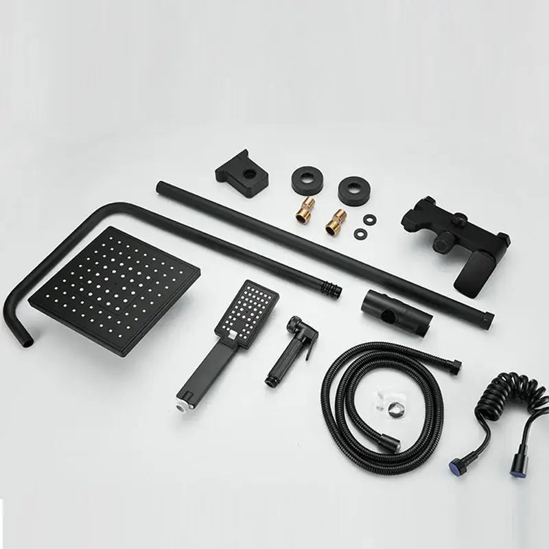 Matte Black Handheld Shower Faucet