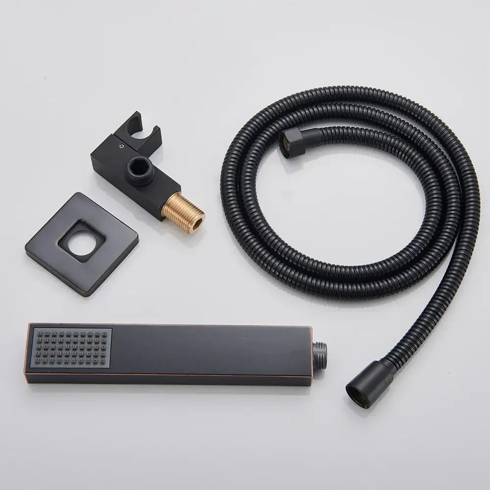 Matte Black Rain Shower